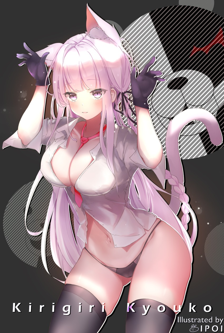 kirigiri kyoko (danganronpa and 1 more) drawn by usagi_poi