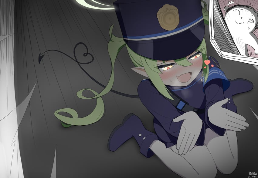 sensei, doodle sensei, and nozomi (blue archive) drawn by jinrou_mangfu
