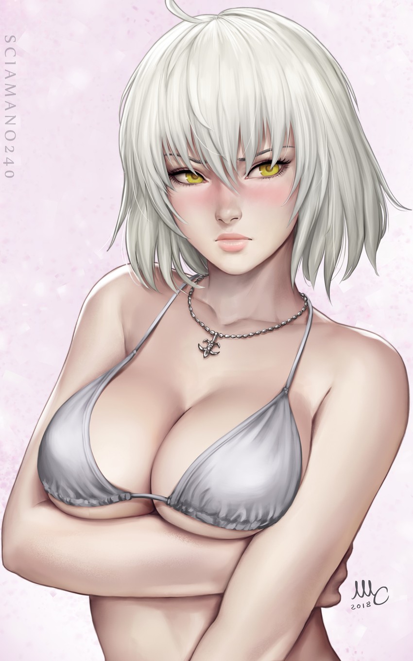 jeanne d'arc alter (fate and 1 more) drawn by sciamano240