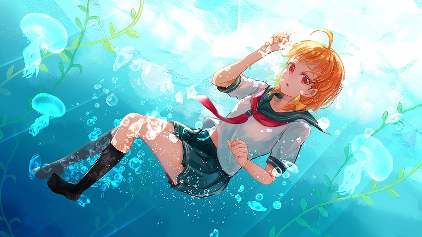 takami chika (love live! and 1 more) drawn by zyenokana