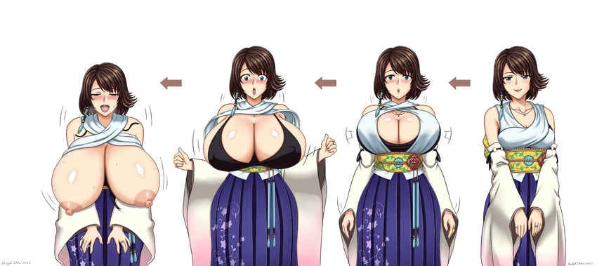 yuna (final fantasy and 1 more) drawn by tomboyist