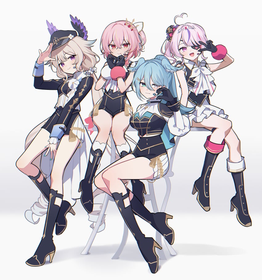 elira pendora, enna alouette, rosemi lovelock, and maria marionette (nijisanji and 1 more) drawn by waka_(wk4444)