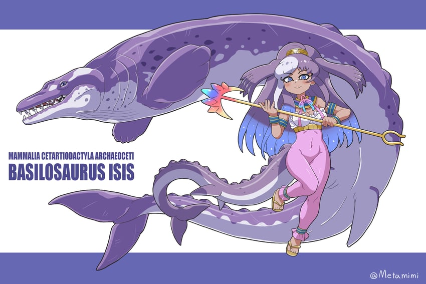 basilosaurus isis (kemono friends and 1 more) drawn by metamimi