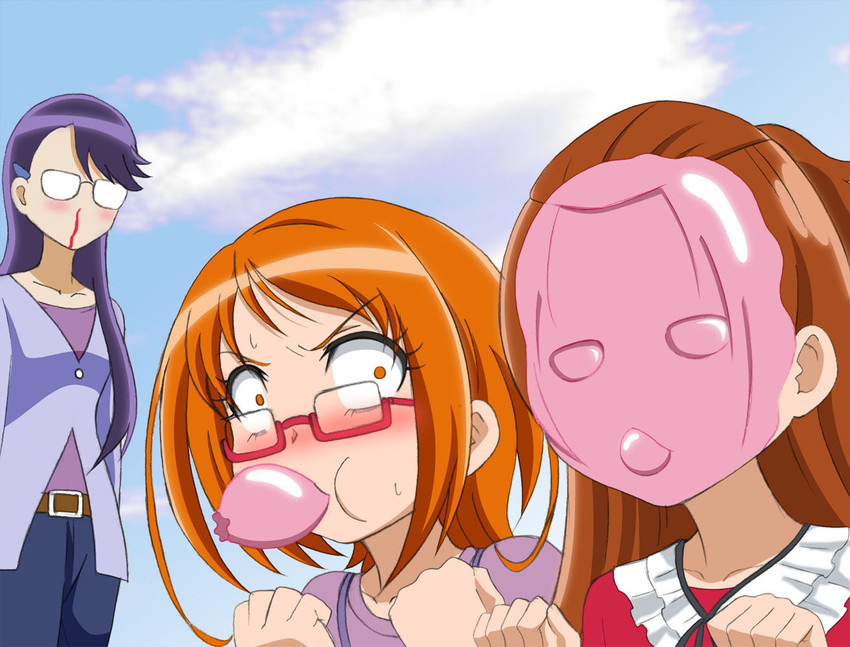 tsukikage yuri, shirabe ako, and madoka aguri (precure and 3 more) drawn by fuchi_(nightmare)