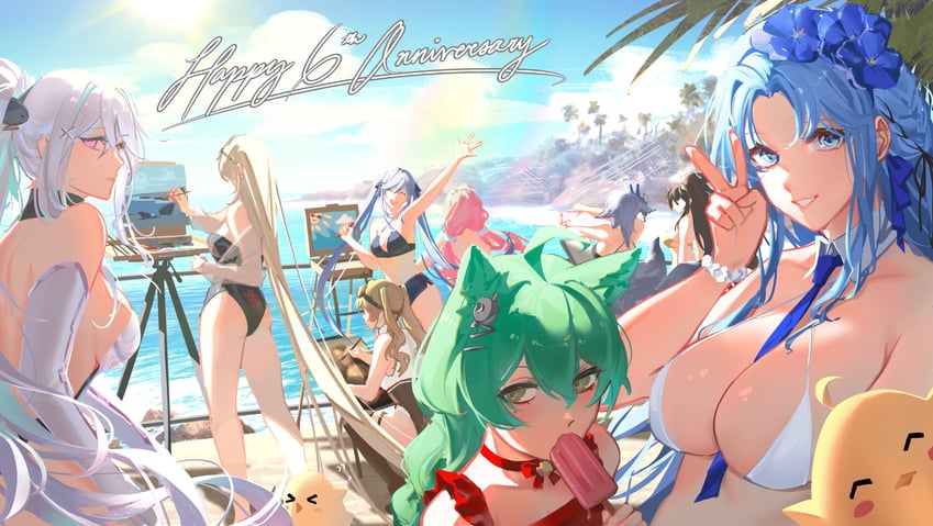 manjuu, bismarck, akashi, perseus, essex, and 6 more (azur lane and 1 more) drawn by llamartist