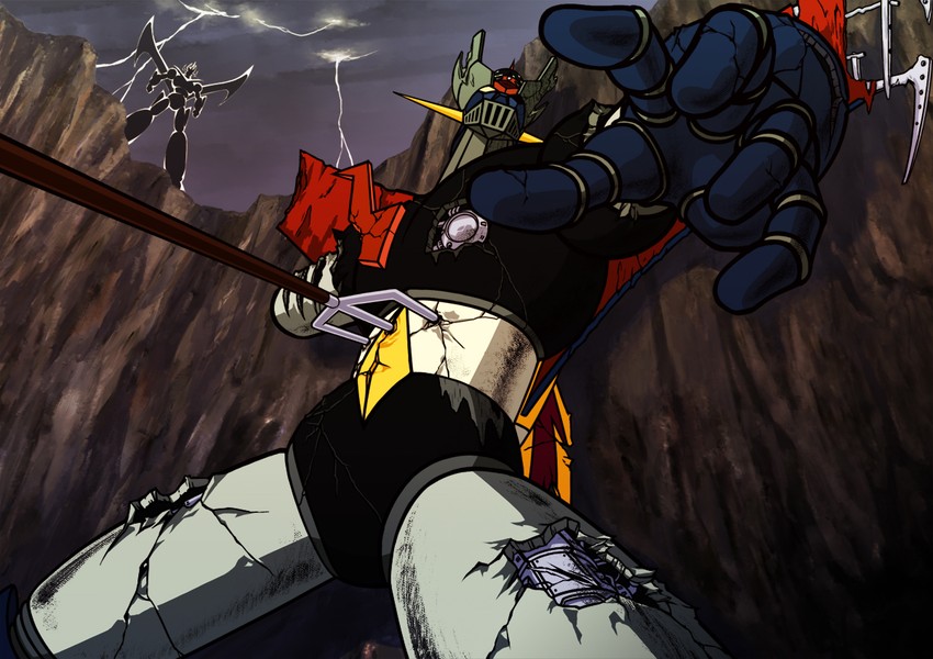 mazinger z and great mazinger (mazinger and 1 more) drawn by taaburu