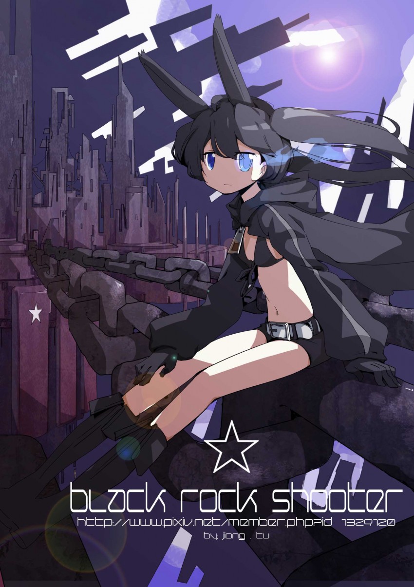 black rock shooter (black rock shooter) drawn by jong_tu