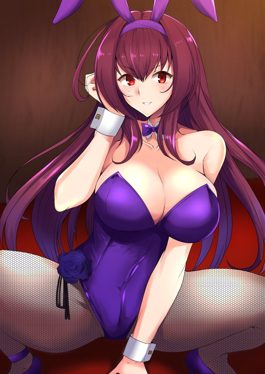 scathach (fate and 1 more) drawn by dain_(bishop_m)