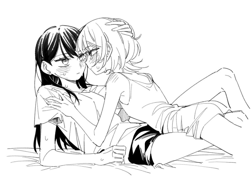 shiina taki and kaname raana (bang dream! and 1 more) drawn by neonfloyd