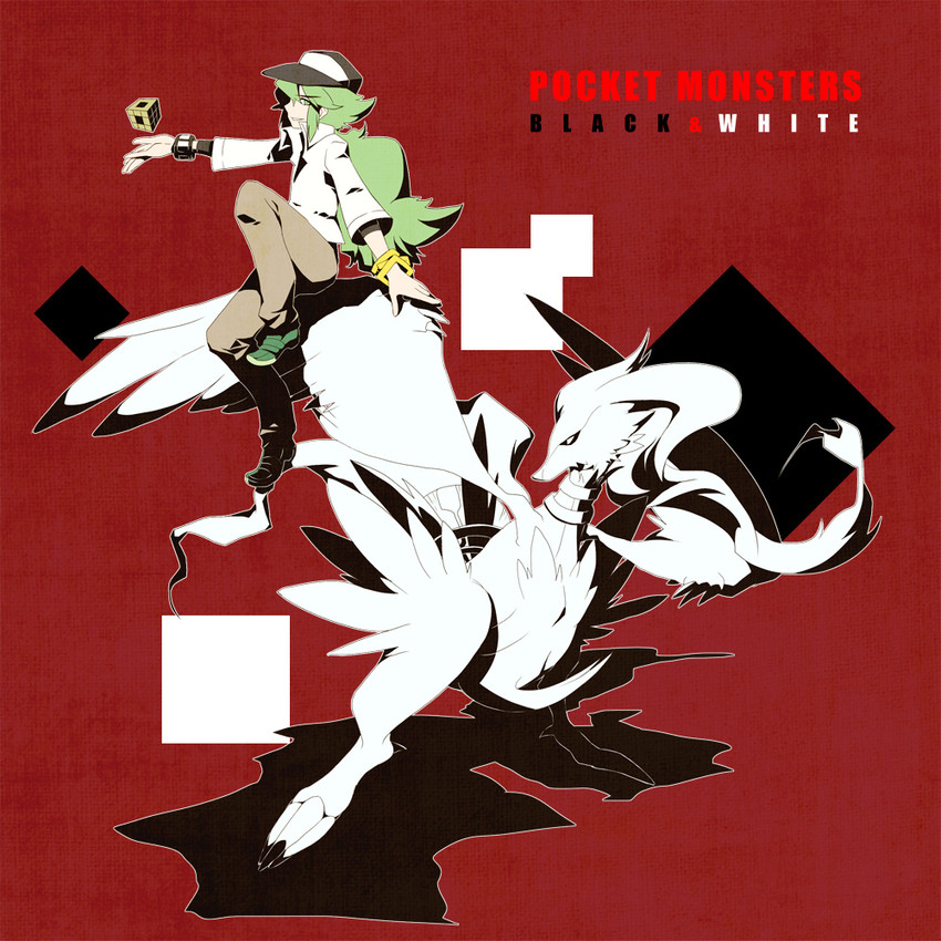 n and reshiram (pokemon and 1 more) drawn by nagashi