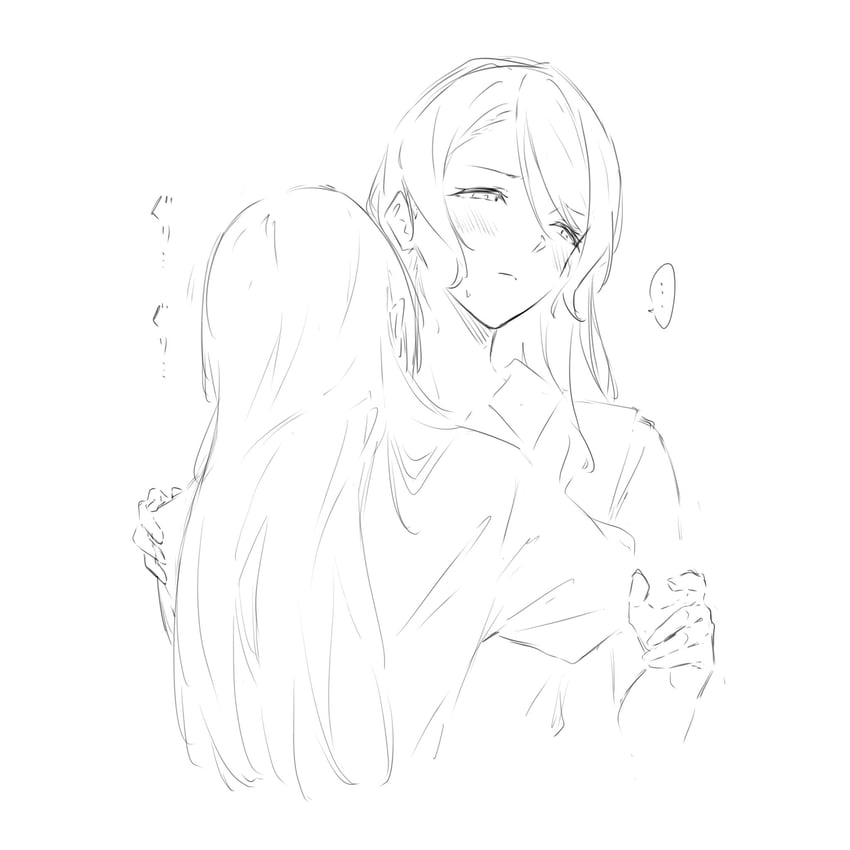 hikawa sayo and shirokane rinko (bang dream!) drawn by kanade_(kanade_3344)
