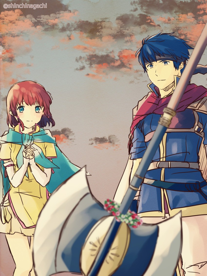 ike and mist (fire emblem and 1 more) drawn by nishimura_(shinchinagachi)
