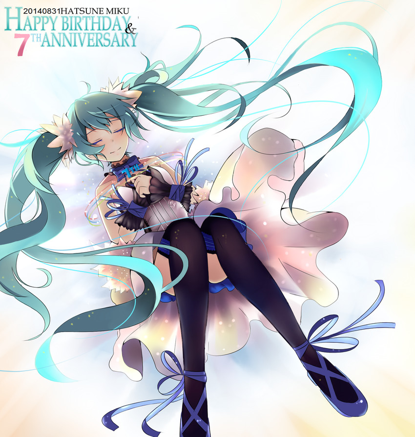 hatsune miku (vocaloid and 2 more) drawn by kampher_(yekxiong)