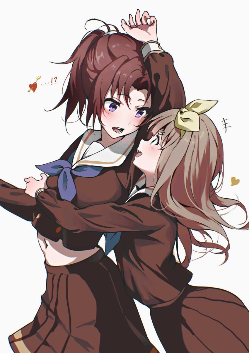 nakagawa natsuki and yoshikawa yuuko (hibike! euphonium) drawn by lie_lack1080
