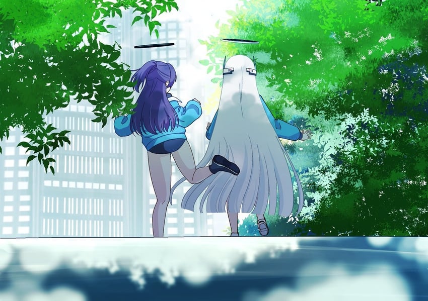 yuuka and noa (blue archive and 1 more) drawn by sonchou