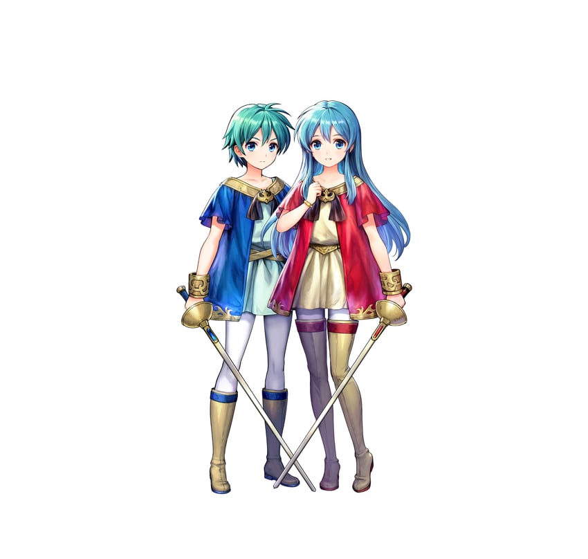 eirika and ephraim (fire emblem and 2 more) drawn by asatani_tomoyo