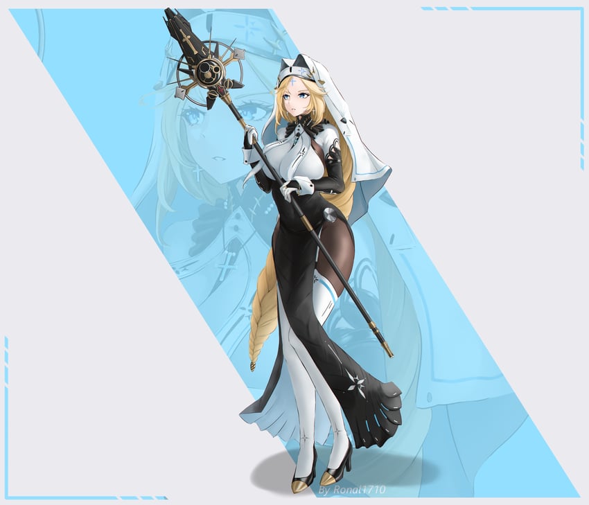rapunzel (goddess of victory: nikke) drawn by ronal_1710
