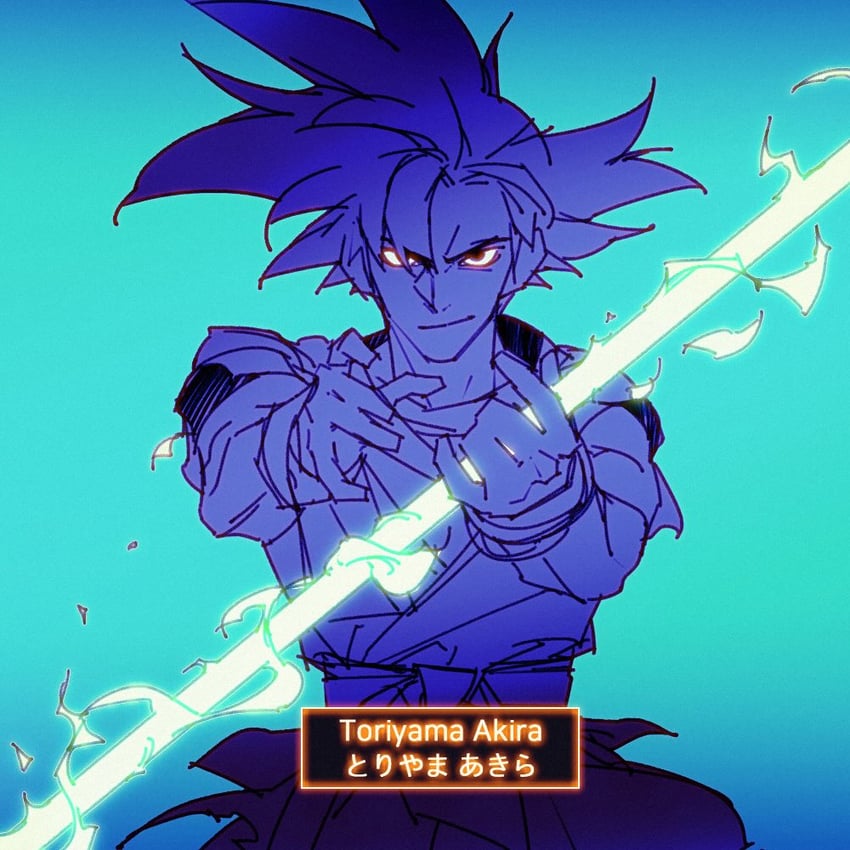 son goku (dragon ball and 1 more) drawn by taco1704