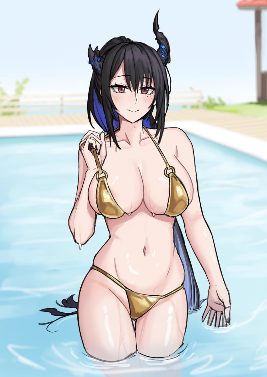 nerissa ravencroft (hololive and 1 more) drawn by kuon_bb