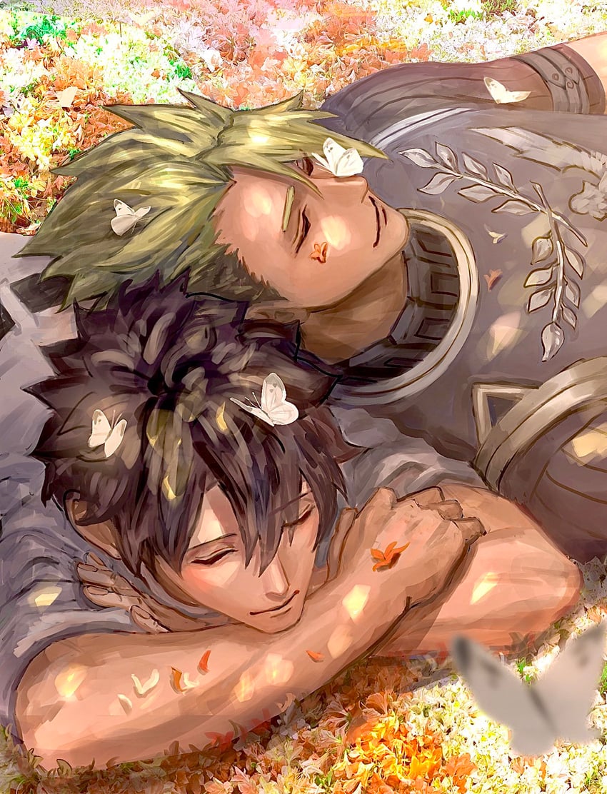 fujimaru ritsuka and achilles (fate and 1 more) drawn by ao_(en6gtl)