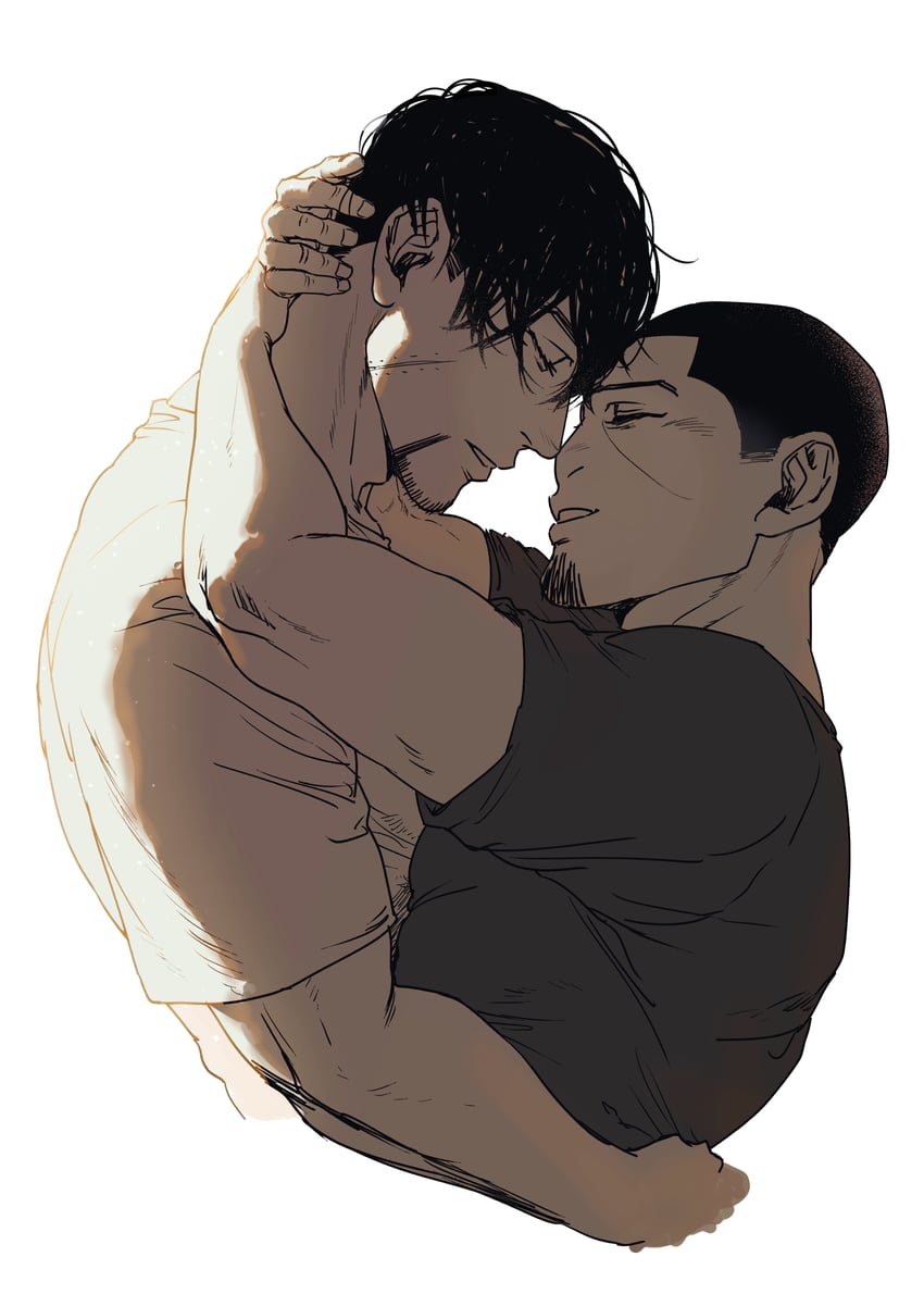 ogata hyakunosuke and tsukishima hajime (golden kamuy) drawn by ir_7770