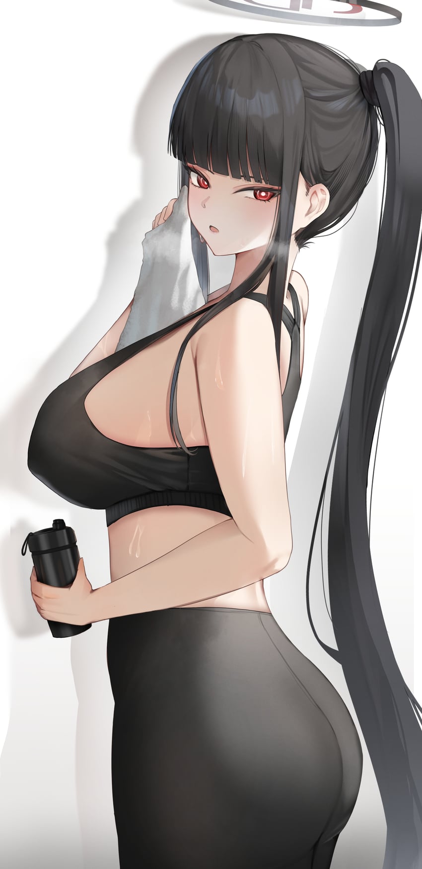 rio (blue archive) drawn by nokyang