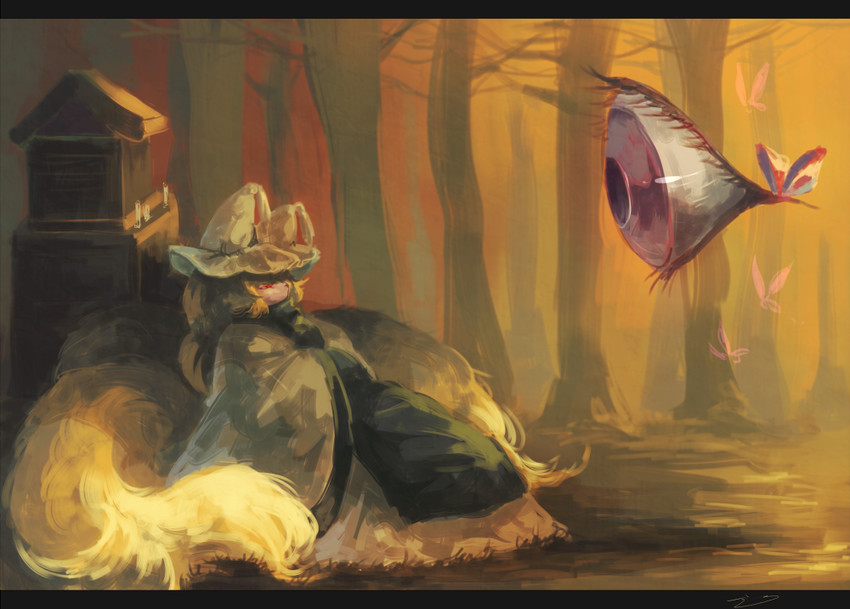 yakumo yukari and yakumo ran (touhou) drawn by koto_inari
