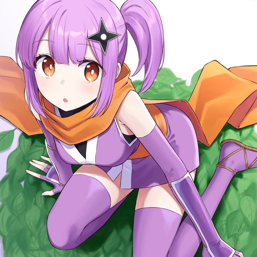 kusagakure satoko (ninja to koroshiya no futarigurashi) drawn by daifuku_(tkja3555)
