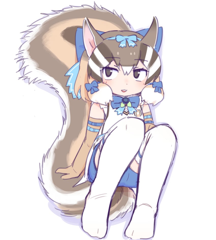 siberian chipmunk (kemono friends and 1 more) drawn by 0x0082