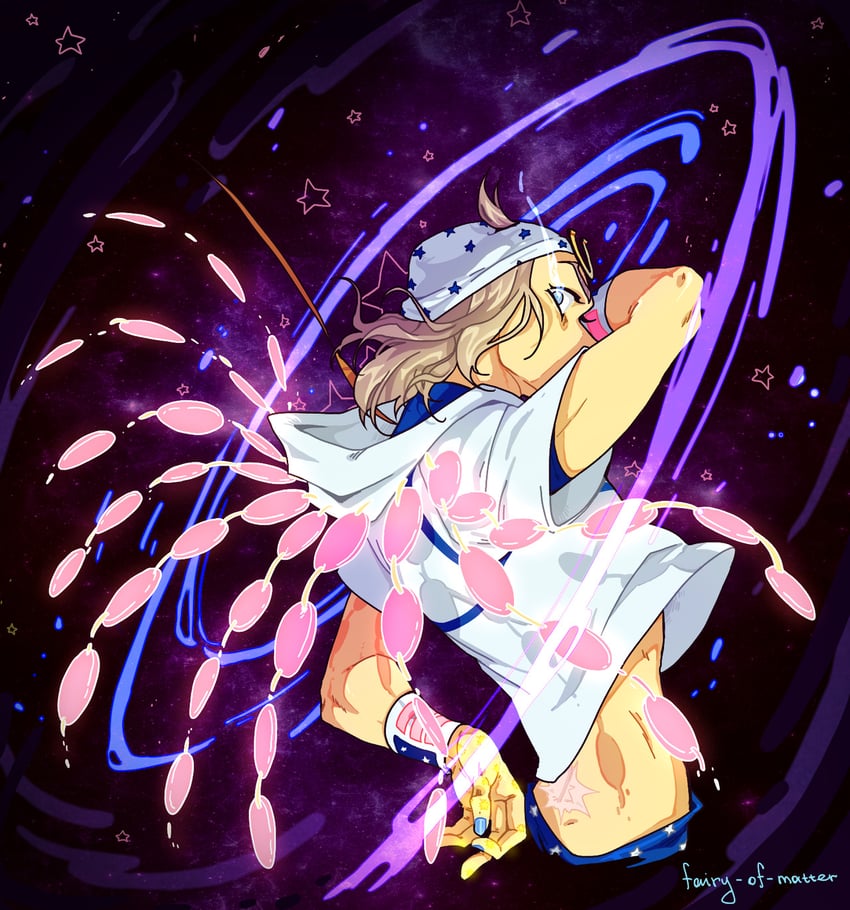 johnny joestar, tusk, and tusk act4 (jojo no kimyou na bouken and 1 more) drawn by fairy-of-matter