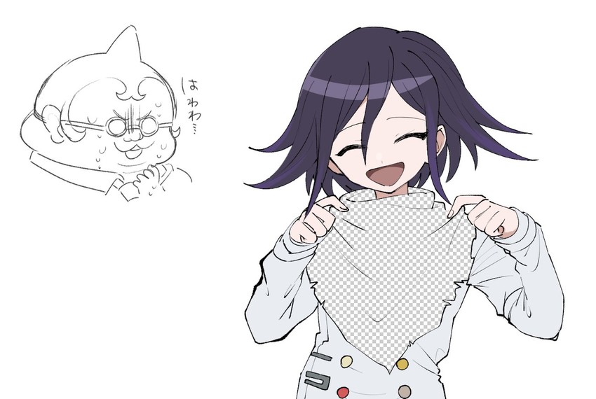 oma kokichi and yamada hifumi (danganronpa and 2 more) drawn by sakuragi_mochi