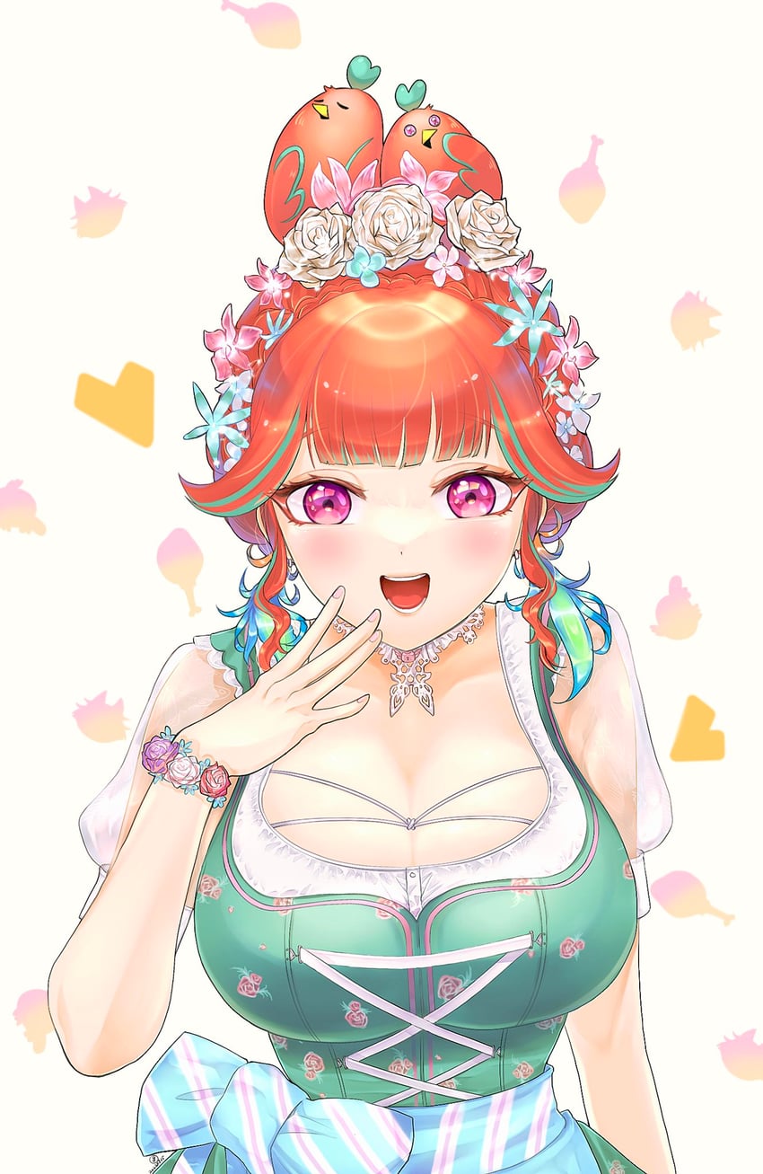 takanashi kiara and kotori (hololive and 1 more) drawn by jingyou_ding