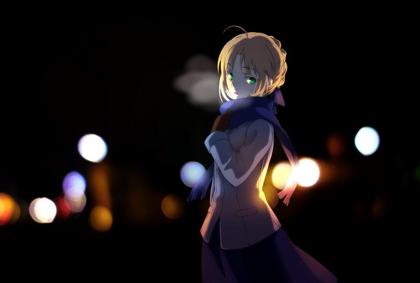 artoria pendragon and saber (fate and 1 more) drawn by kabane_(follabi)