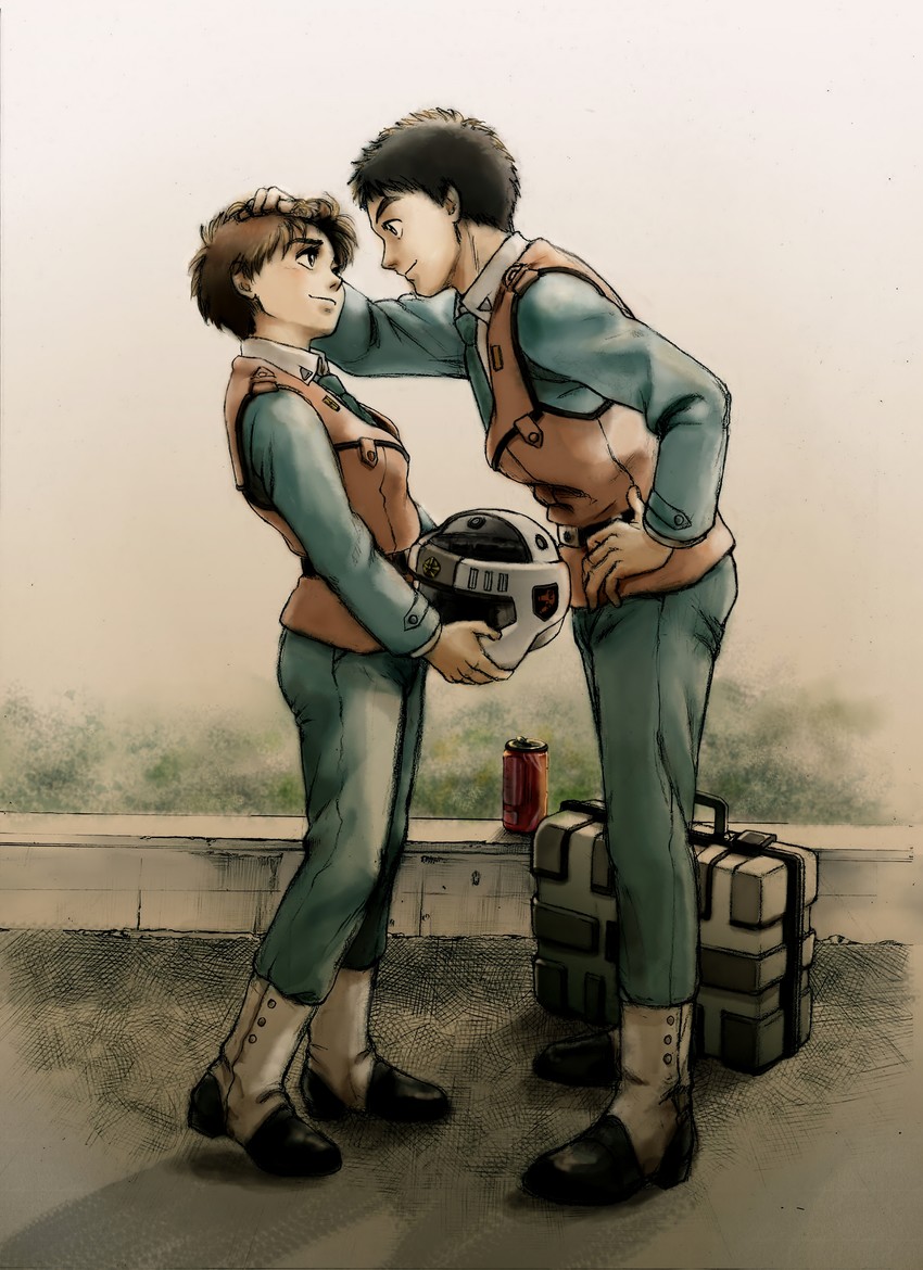 izumi noa and shinohara asuma (kidou keisatsu patlabor) drawn by uirina