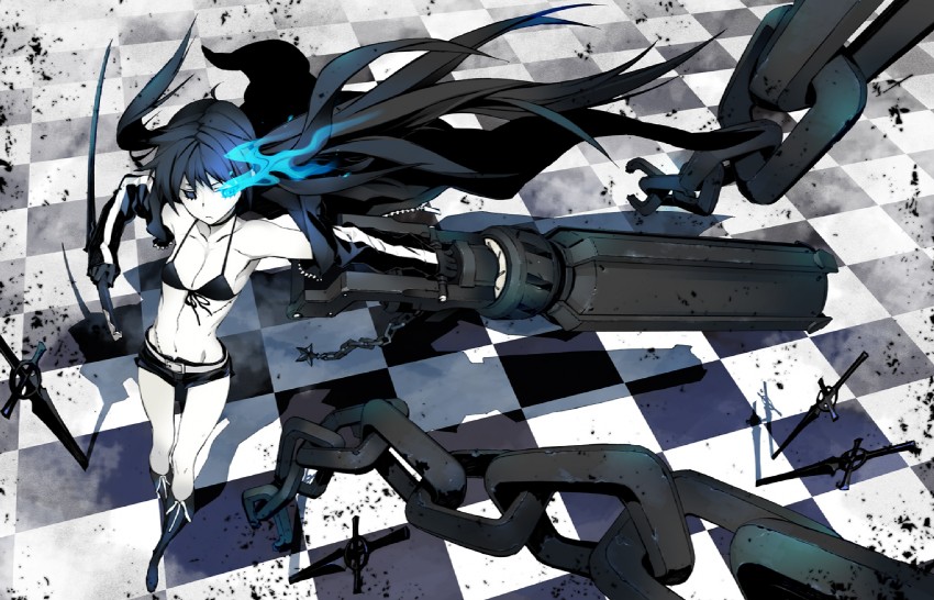 black rock shooter (black rock shooter) drawn by miwa_shirow