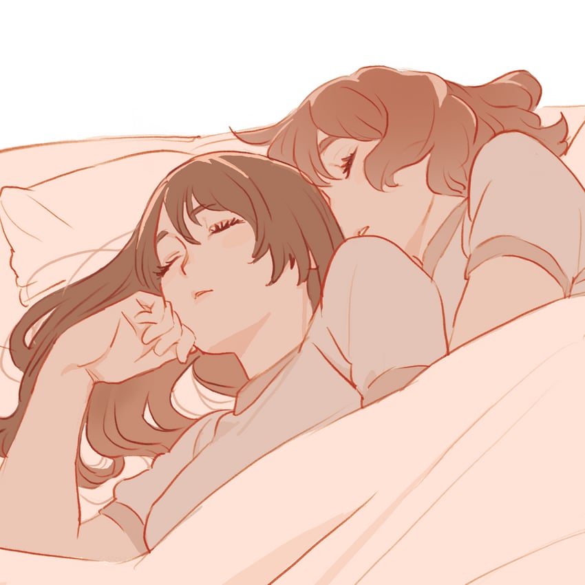 oumae kumiko and kousaka reina (hibike! euphonium) drawn by 55bata6rou