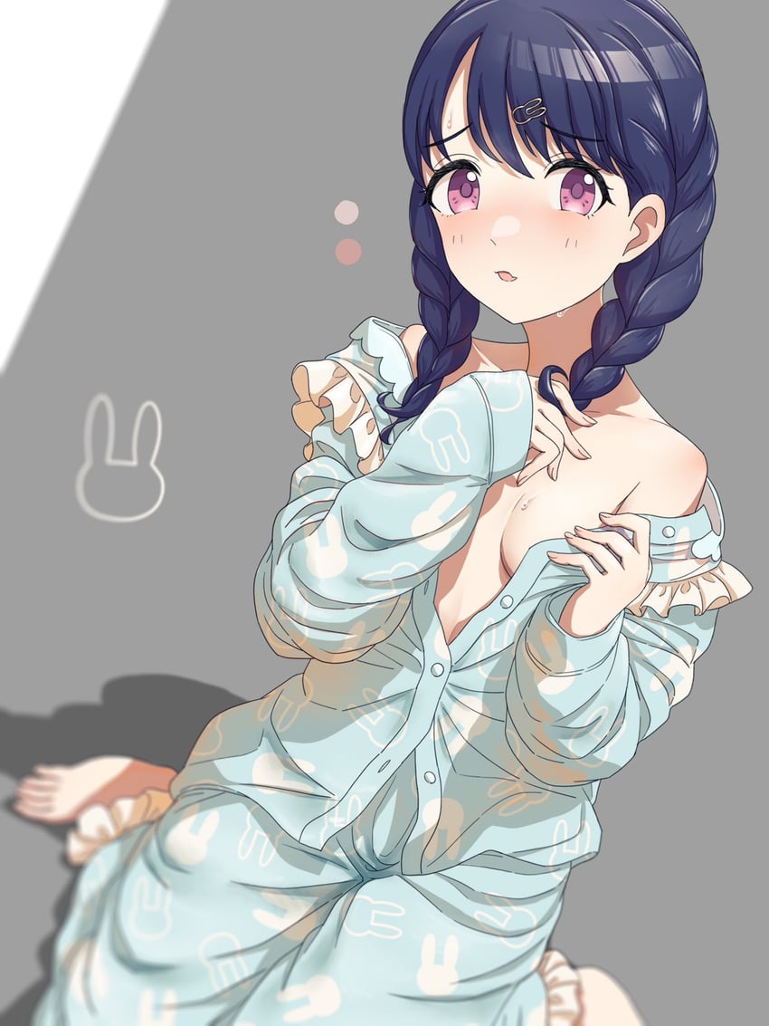 fukumaru koito (idolmaster and 1 more) drawn by isoginn_chuck