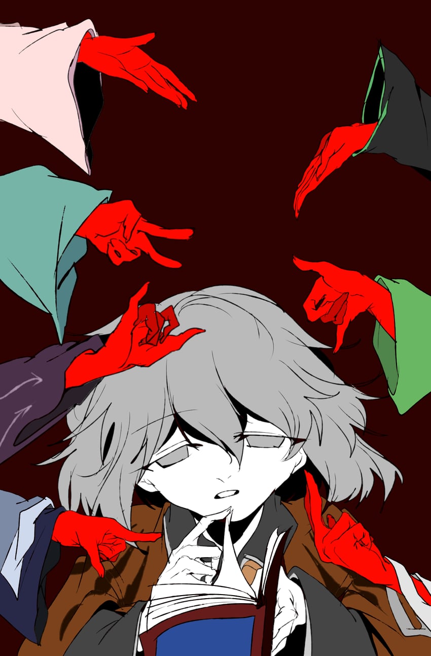 enraku tsubakura, houlen yabusame, shitodo kuroji, kuzu suzumi, shitodo hooaka, and 3 more (len'en) drawn by ling_s