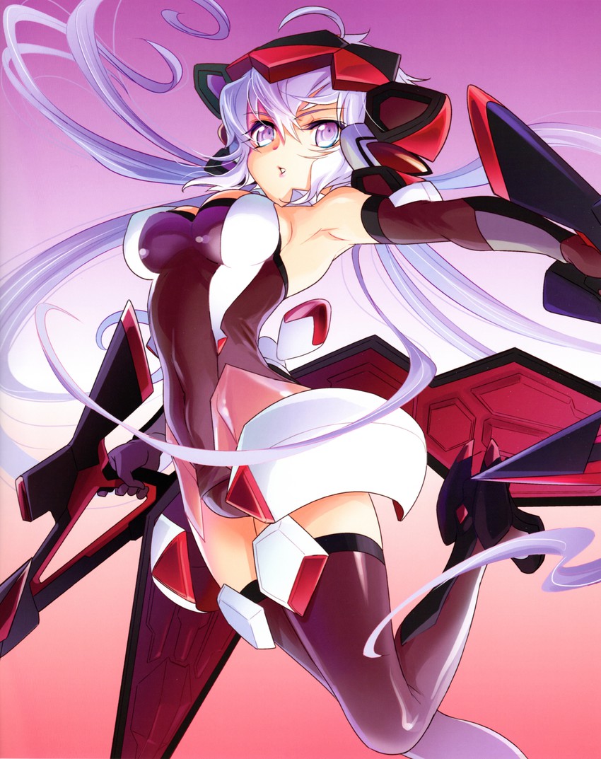 yukine chris (senki zesshou symphogear and 1 more) drawn by yoshii_dan