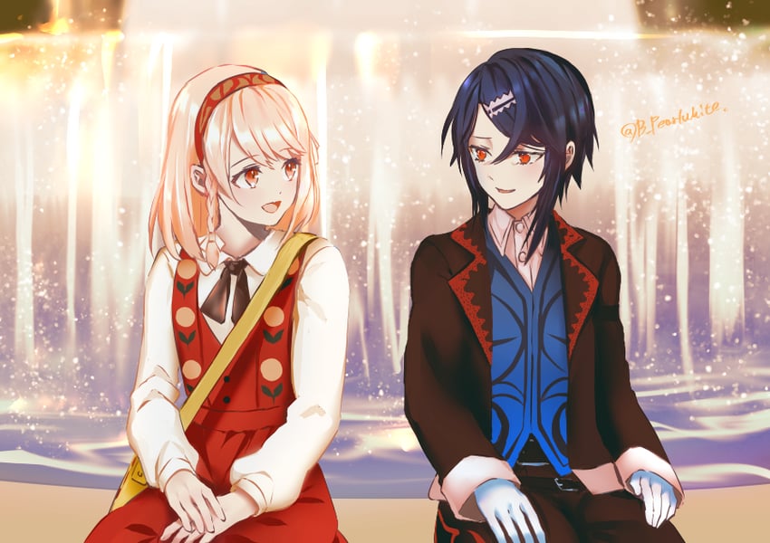 lapis and alcryst (fire emblem and 1 more) drawn by shoochiku_bai