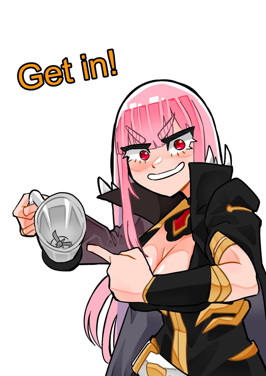 mori calliope (hololive and 1 more) drawn by koizumi_arata