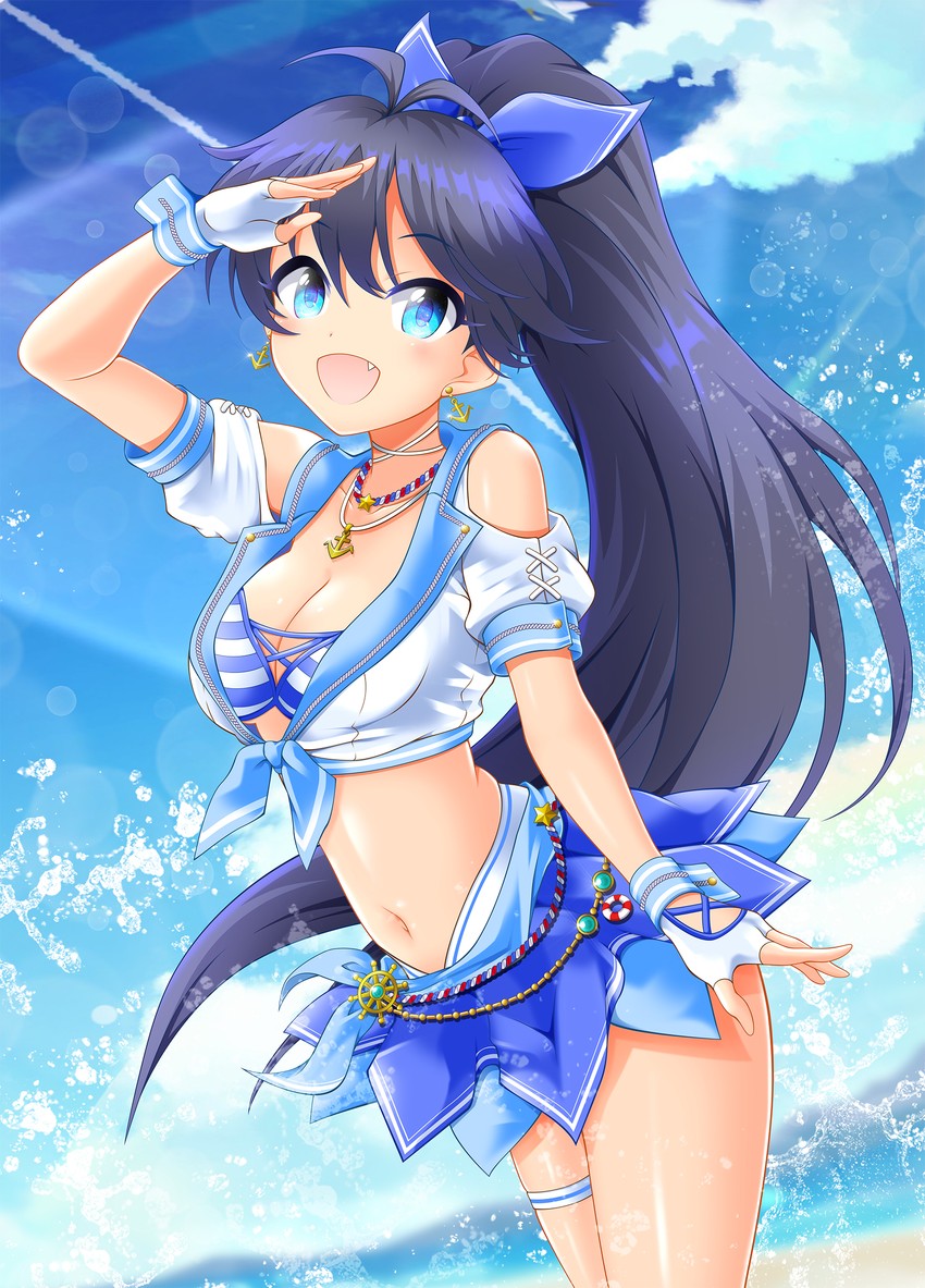 ganaha hibiki (idolmaster and 2 more) drawn by eva_16-gouki