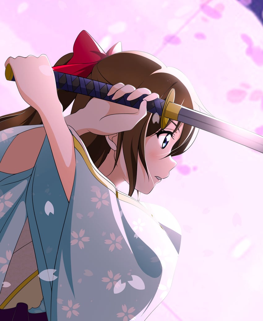 osaka shizuku (love live! and 1 more) drawn by kujo_awenn