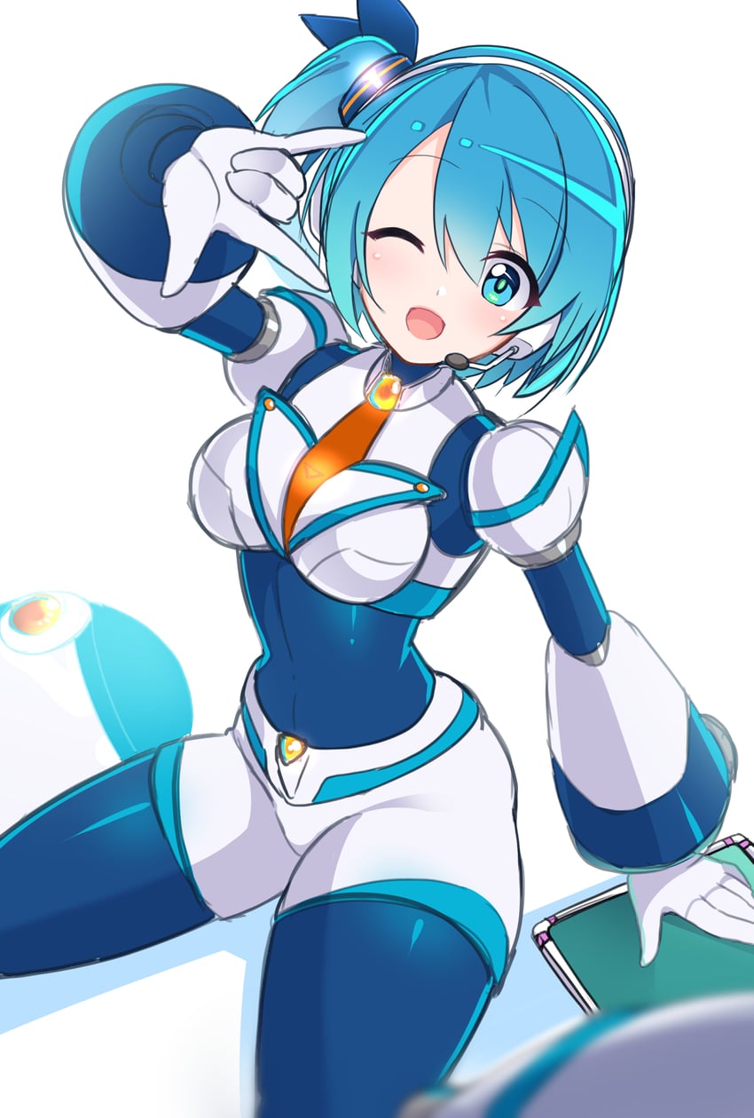rico (mega man and 2 more) drawn by aria_(koiiroharemoyou)