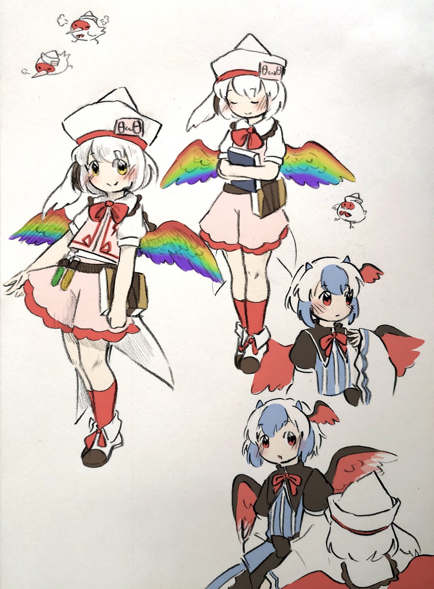 tokiko and torisumi horou (touhou and 1 more) drawn by baila_kuangzi