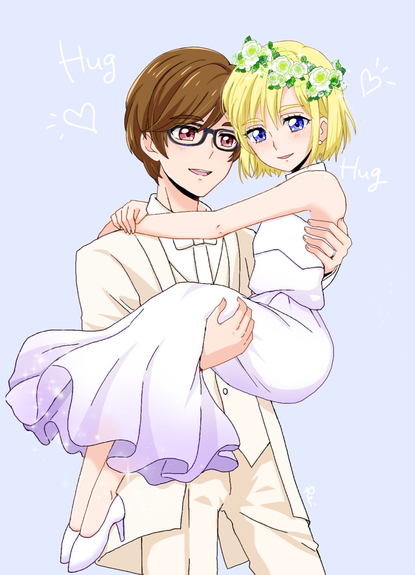 wakamiya henri and aisaki masato (precure and 1 more) drawn by reira_(reomimi0211)