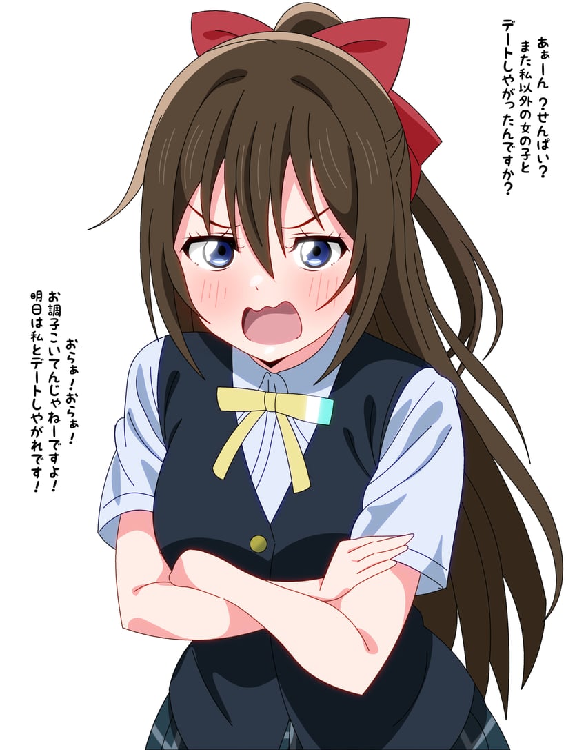 osaka shizuku (love live! and 1 more) drawn by shinonome_sakura
