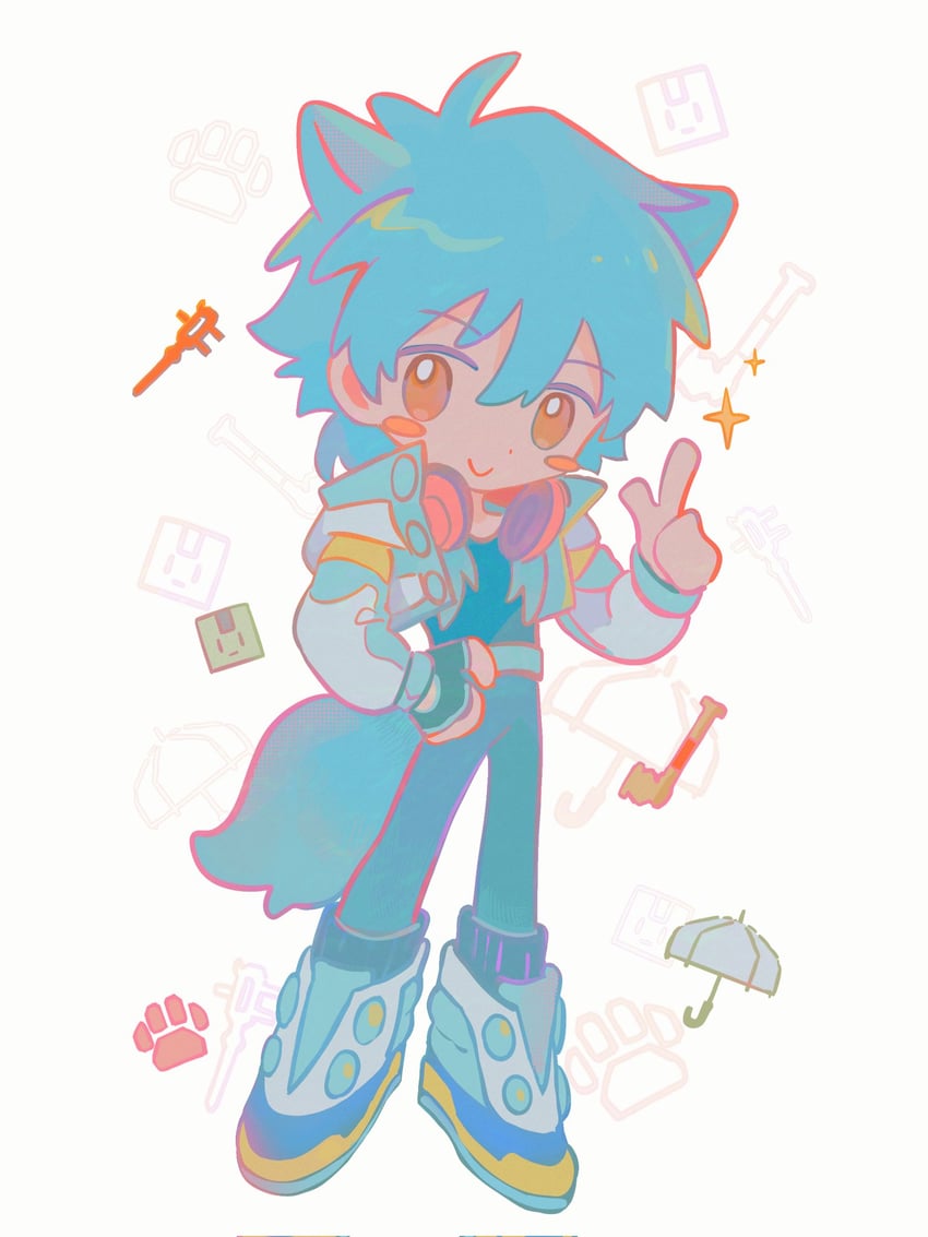 seragaki aoba and usagimodoki (dramatical murder and 1 more) drawn by kek11977291
