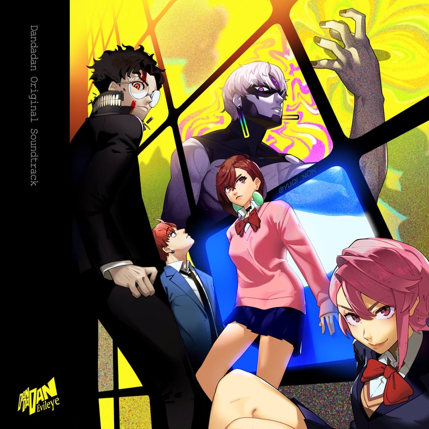 ayase momo, takakura ken, shiratori aira, enjoji jin, and evil eye (persona and 2 more) drawn by yuqi_non