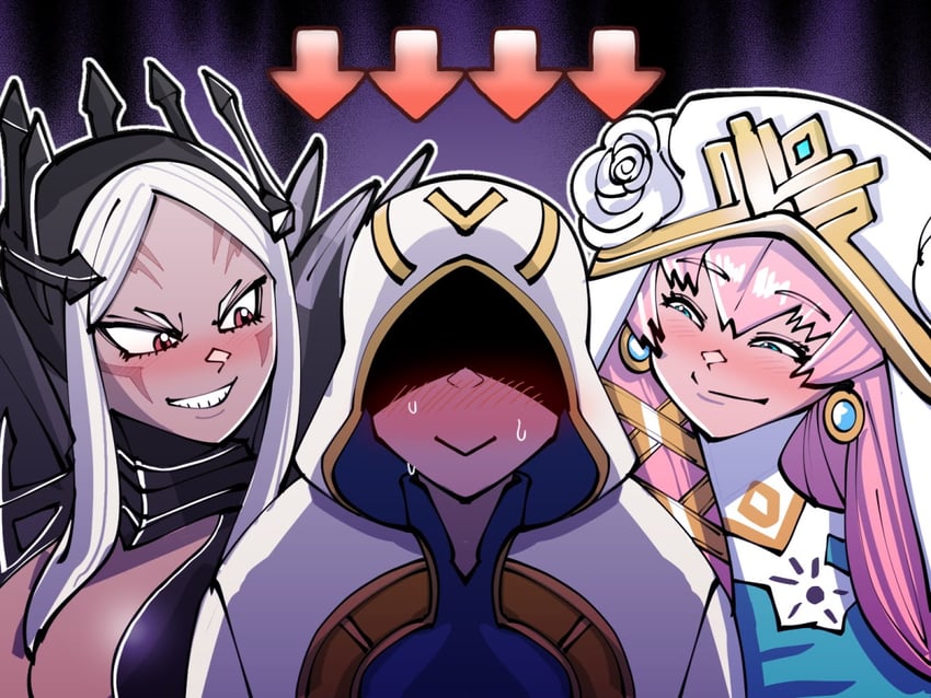 kiran, male kiran, gunnthra, and aversa (fire emblem and 1 more) drawn by mnejing30